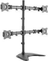 Digitus DA-90364 Vierfach Monitorhalterung Schwarz für 38,1 cm bis 68,6 cm Monitore - Bild 1