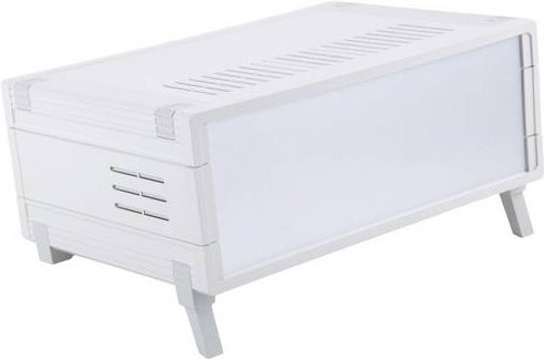 Bopla UM 62018L ULTRAMAS Tisch-Gehäuse aus ABS in Lichtgrau RAL 7035, B/T/H: 29,09 x 19,89 x 10,8 cm - Bild 1