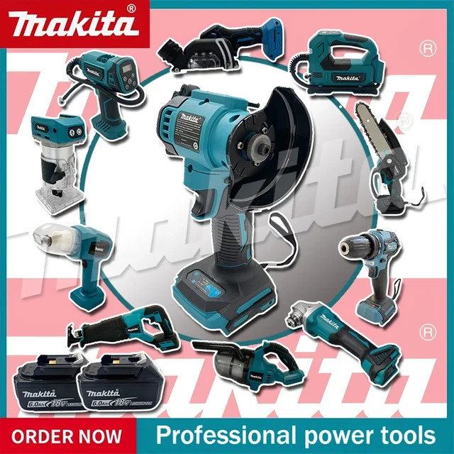 Makita LXT Akku-Multifunktionswerkzeug als Akku-Schleifmaschine, Elektroschrauber, Säbelsäge und Schlagschrauber in Petrol - Bild 1