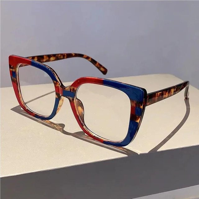 Dote Korrektionsbrille Cat Eye, Kunststoff, Vollrand, Multicolor, Unisex - Bild 1