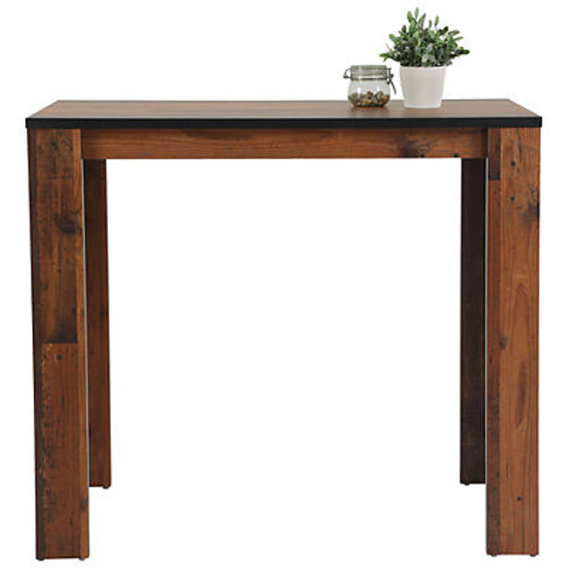Bartisch Hela Frieda II Eiche Old Wood, Farbe: Braun, B/H/T: 120 x 108 x 58 cm - Bild 2