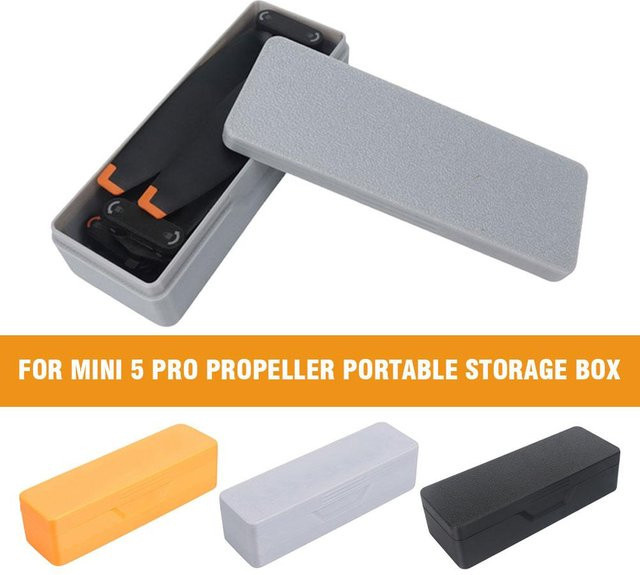 Tragbare und wasserdichte Aufbewahrungsbox für Mini 5Pro Propeller in Grau - Bild 1