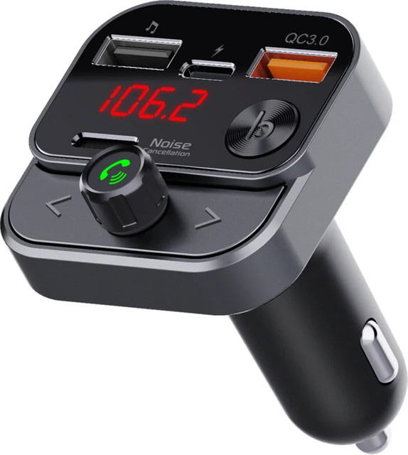 Technaxx FMT1700BT FM-Transmitter mit Bluetooth in Schwarz - Bild 1