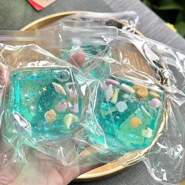 Discover Intime Ozeanblöcke Squishy Stressbälle, Maltose-Wasser Sensorikspielzeug - Bild 1