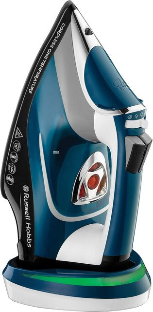Russell Hobbs Cordless One Temperature Dampfbügeleisen in Blau mit Anti-Calc und Auto-Shutoff, B/T/H: 11 x 11 x 36 cm - Bild 3