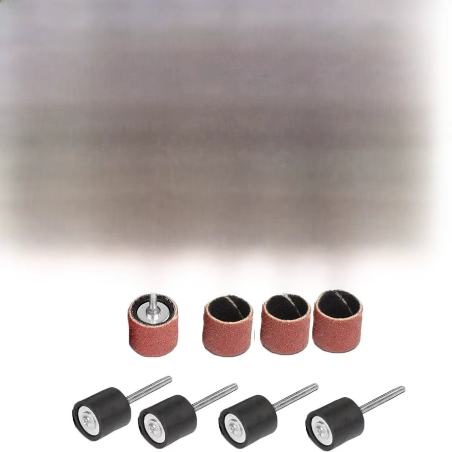 Vibratite Schleiftrommel-Set mit Stange und 25 Schleifringen für Holzbearbeitung, Körnung 40-320, 1/2 Zoll - Bild 4