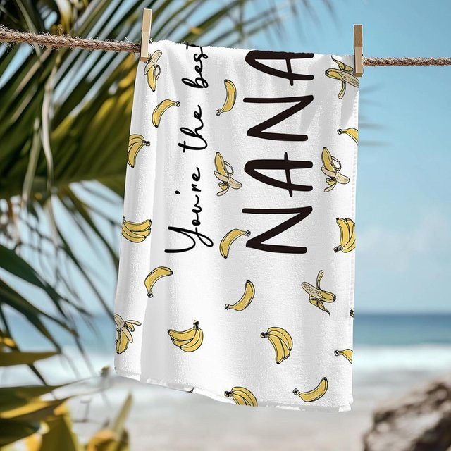 NaNa Strandtuch schnelltrocknend für Yoga, Strand und Camping, B: 40 cm, H: 60 cm - Bild 1