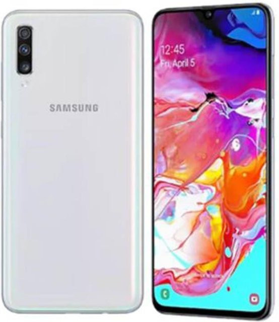 Samsung Galaxy A70 A705F Refurbished Dual-SIM Smartphone in Weiß mit 128 GB Speicher und 6 GB RAM - Bild 1
