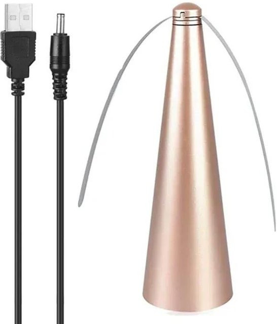 Homtale Elektrischer Insektenabwehr-Ventilator in Rosa, USB- und Batteriebetriebener Tisch-Fliegenvernichter für Küche und Outdoor - Bild 1
