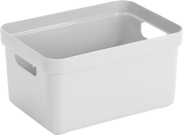 Sunware Aufbewahrungsbox Sigma Home 5, Weiß, stapelbar mit Griffen - Bild 1
