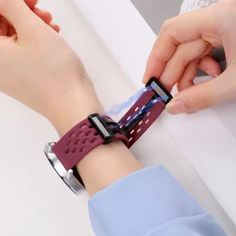 Xiaomi Uhrenarmband Silikon, 22 mm, Schwarz - Bild 5