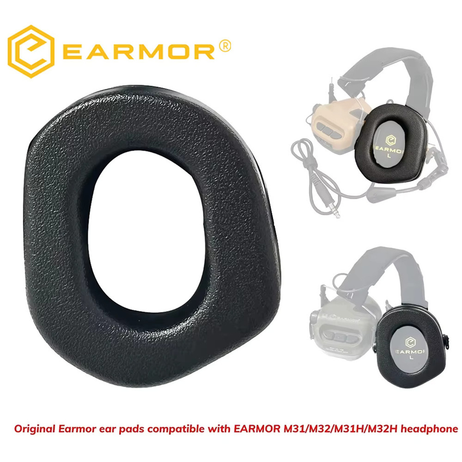 Earmor Taktische Silikon-Ohrpolster in Schwarz für M31, M32 und M32SE Kopfhörer - Bild 4