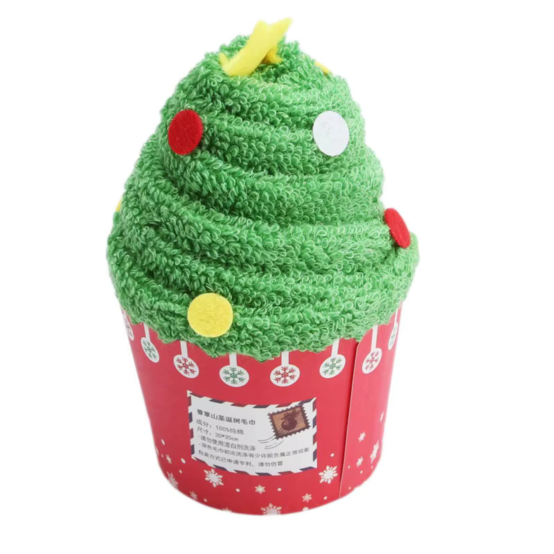 Beeinch Weihnachtliches Handtuch mit Schneemann-Stickerei für Kinder und Zuhause - Bild 5