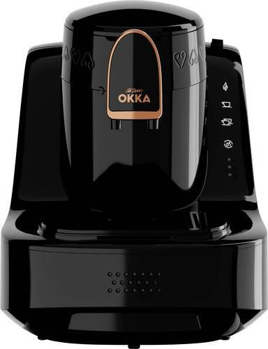 Arzum OKKA ELIT Mokka-Kaffeemaschine mit Touch-Display in Schwarz und Bronze - Bild 1