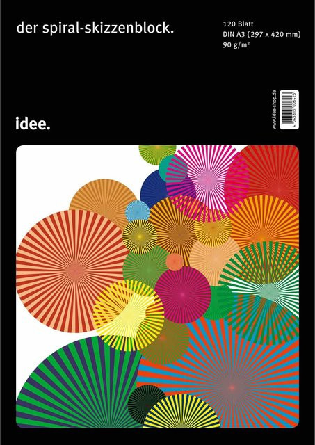 idee. Creativmarkt Skizzenblock DIN A3, weiß, 90g/m² - Bild 1