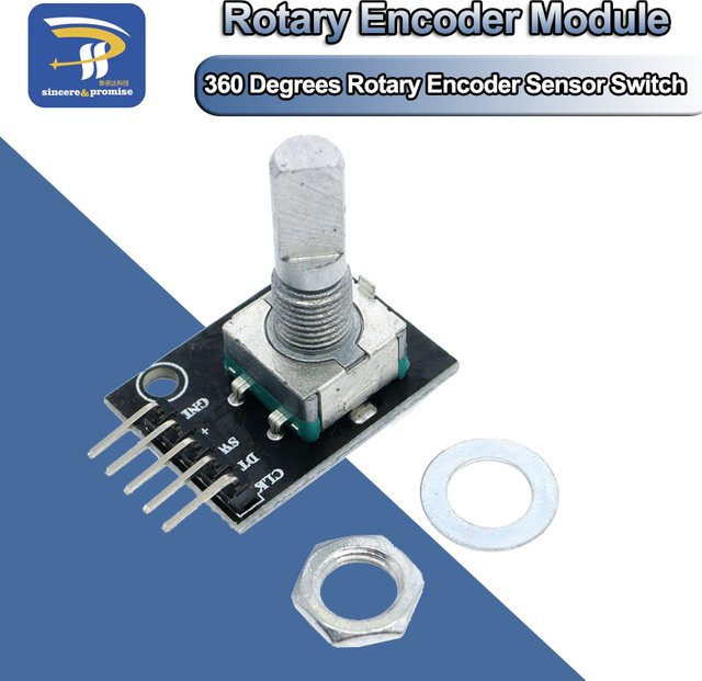 KY-040 360 Grad Drehgeber Modul Ziegel Sensor Schalter Entwicklungsplatine für Arduino mit halber Welle - Bild 1