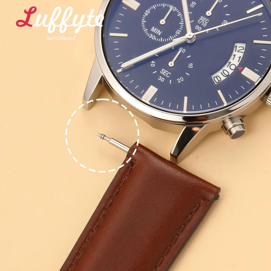 luffyte Uhrenarmband-Federstege Edelstahl, Silber, Unisex - Bild 3