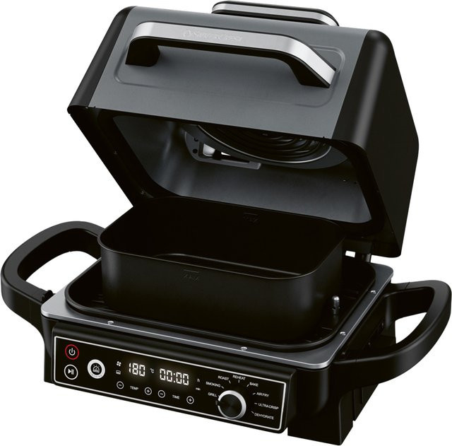 SILVERCREST® Elektrischer Grill und Smoker aus Stahl und Kunststoff - Bild 1