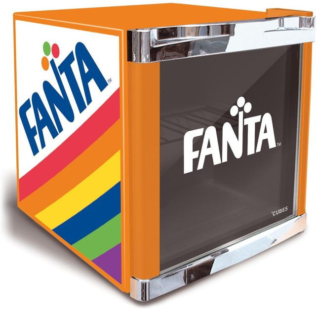 CoolCube Fanta Classic Minikühlschrank in Multicolour, B/T/H: 48 x 48 x 77 cm - Bild 1