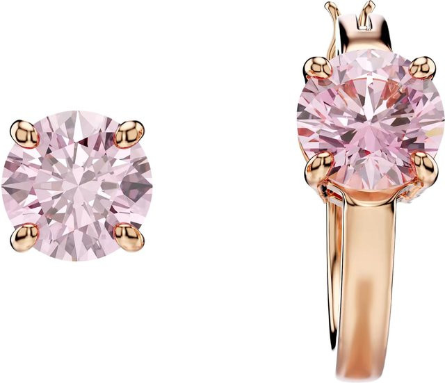 Swarovski Ohrringe, Zirkonia, Roségold, Damen - Bild 1