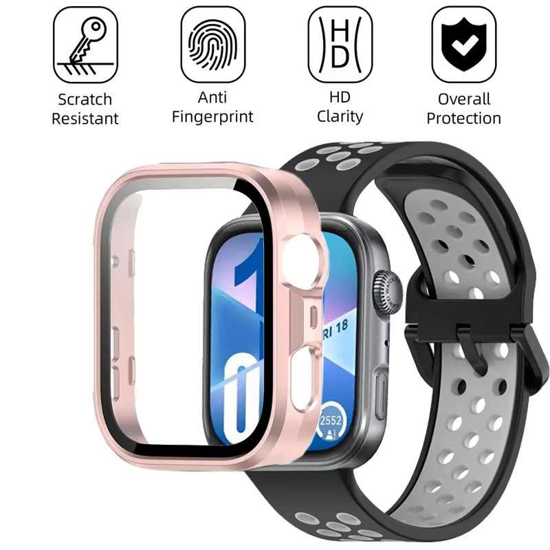 Silikonarmband und Displayschutzhülle für Huawei Watch Fit 4/3/4 Pro/3 - Bild 2
