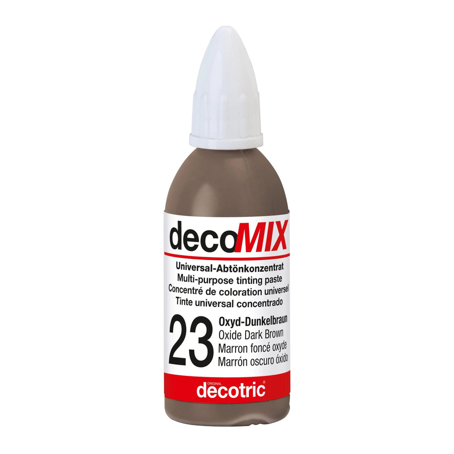 Decotric Decomix Universal-Abtönkonzentrat Oxyd-Dunkelbraun 20 ml - Bild 2