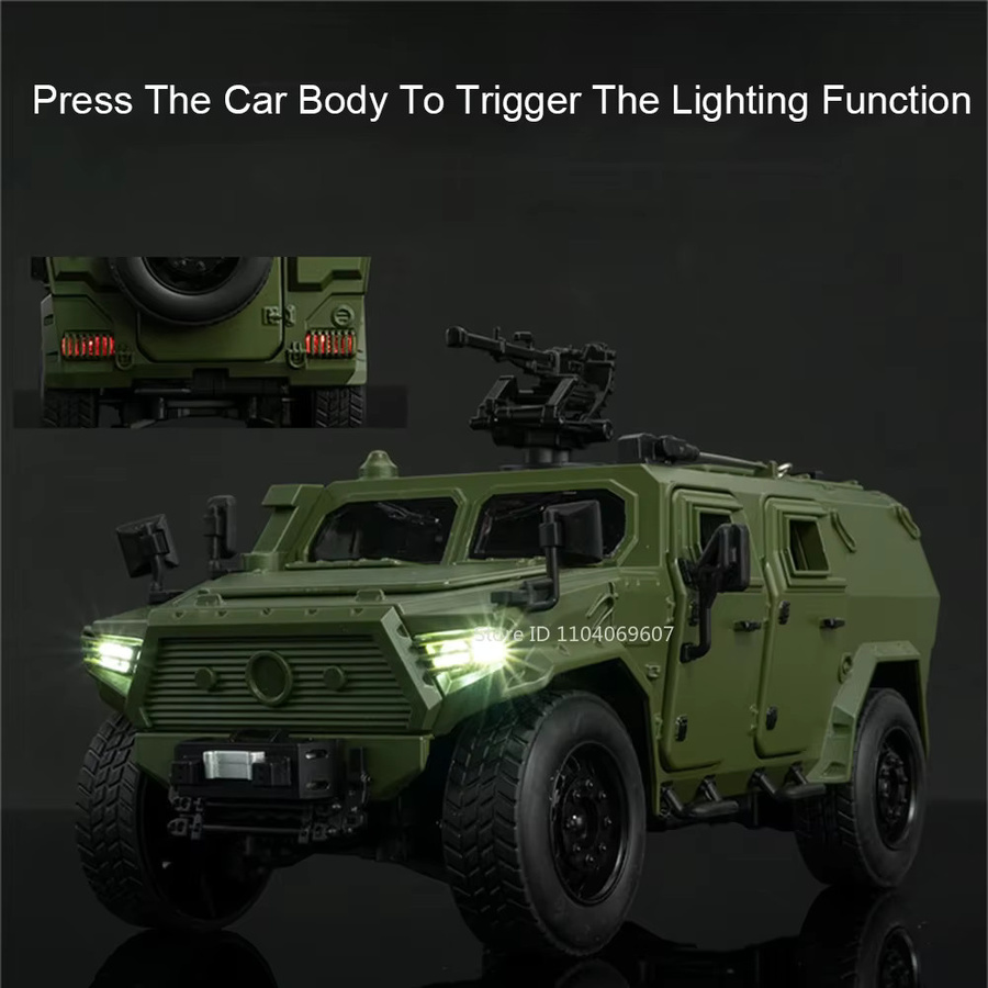 DongFeng MengShi Auto Modell, 1:18, Legierung, mit Licht und Sound - Bild 6