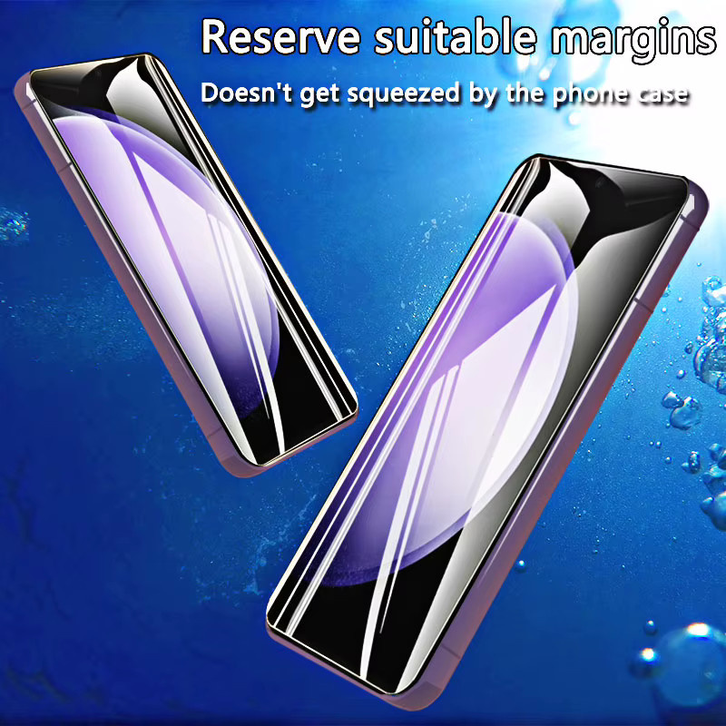 Samsung Galaxy S23 FE Displayschutzfolie aus gehärtetem Glas, 4er-Set, transparent/schwarz, 9H Härtegrad, kratzfest und fingerabdruckfreundlich - Bild 5
