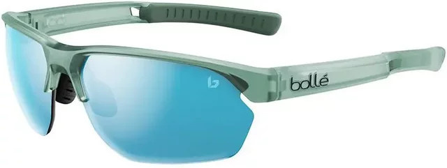 Bollé Victus Sonnenbrille, semi_rimless, wrap, plastic, unisex, schwarz, blau - Bild 1