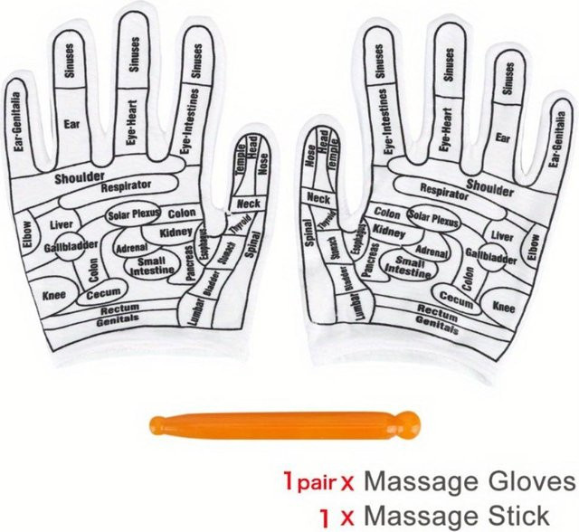 XYNN Reflexzonenmassage Stick für Hände, Grau, Unisex - Bild 1