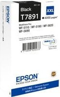 Original Epson Tintenpatrone T7891 XXL Schwarz C13T789140 für WorkForce Pro Drucker - Bild 1