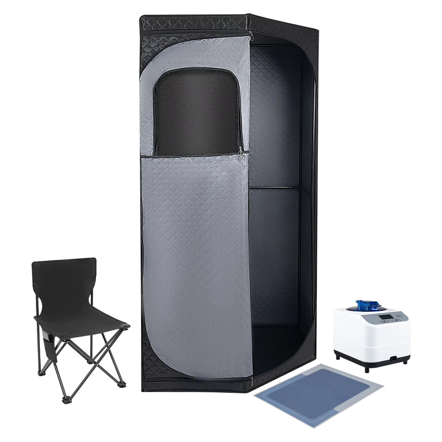 Bymaocar Tragbare Dampfsauna für dein Heim-Spa mit klappbarem Stuhl, 220V, Fernbedienung und 9 einstellbaren Heizstufen, B/T/H: 180 x 90 x 90 cm - Bild 6