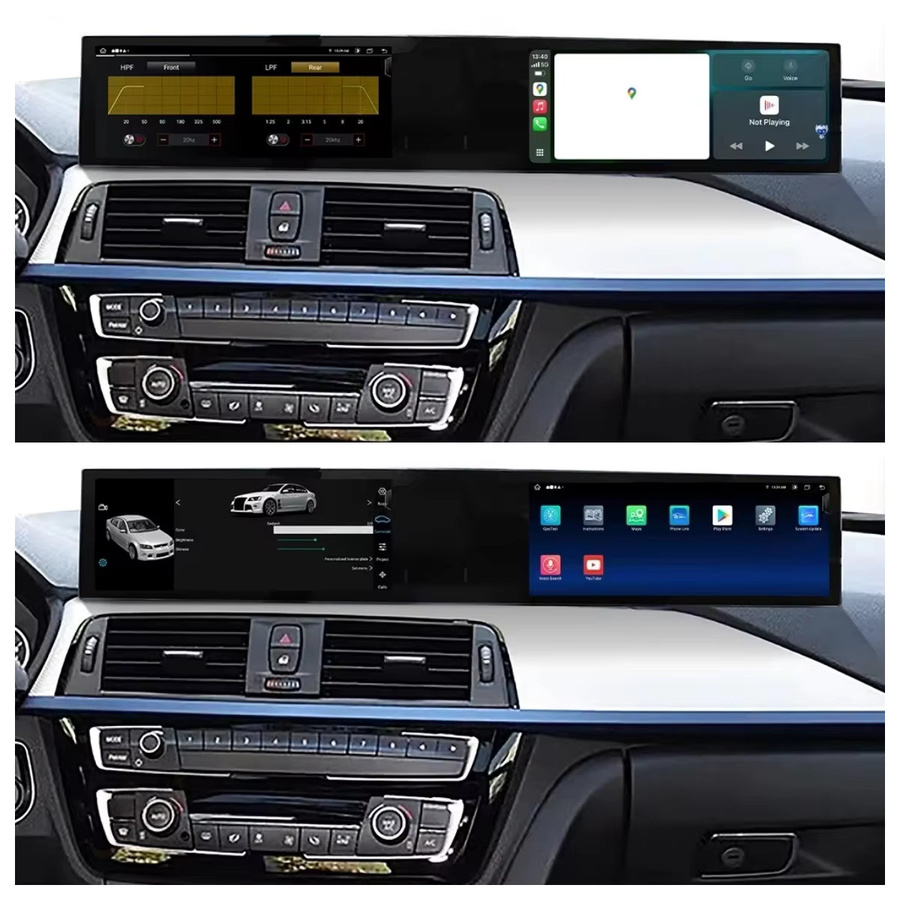 YANFU Dual-Screen Android Multimedia-Player mit GPS und Carplay für BMW 3er F30 F31 und 4er F32 F34 F36, 21 Zoll, Schwarz - Bild 4