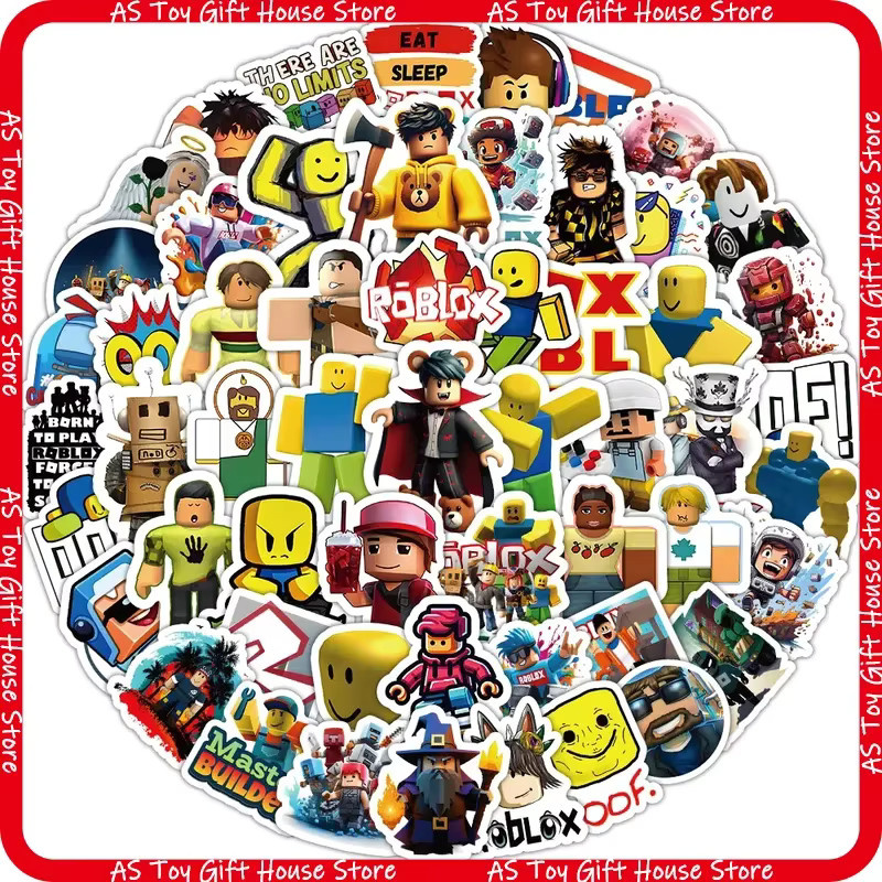 Roblox Aufkleber, 100 Stück, Cartoon-Spiel Wasserdichte Vinyl-Sticker - Bild 2