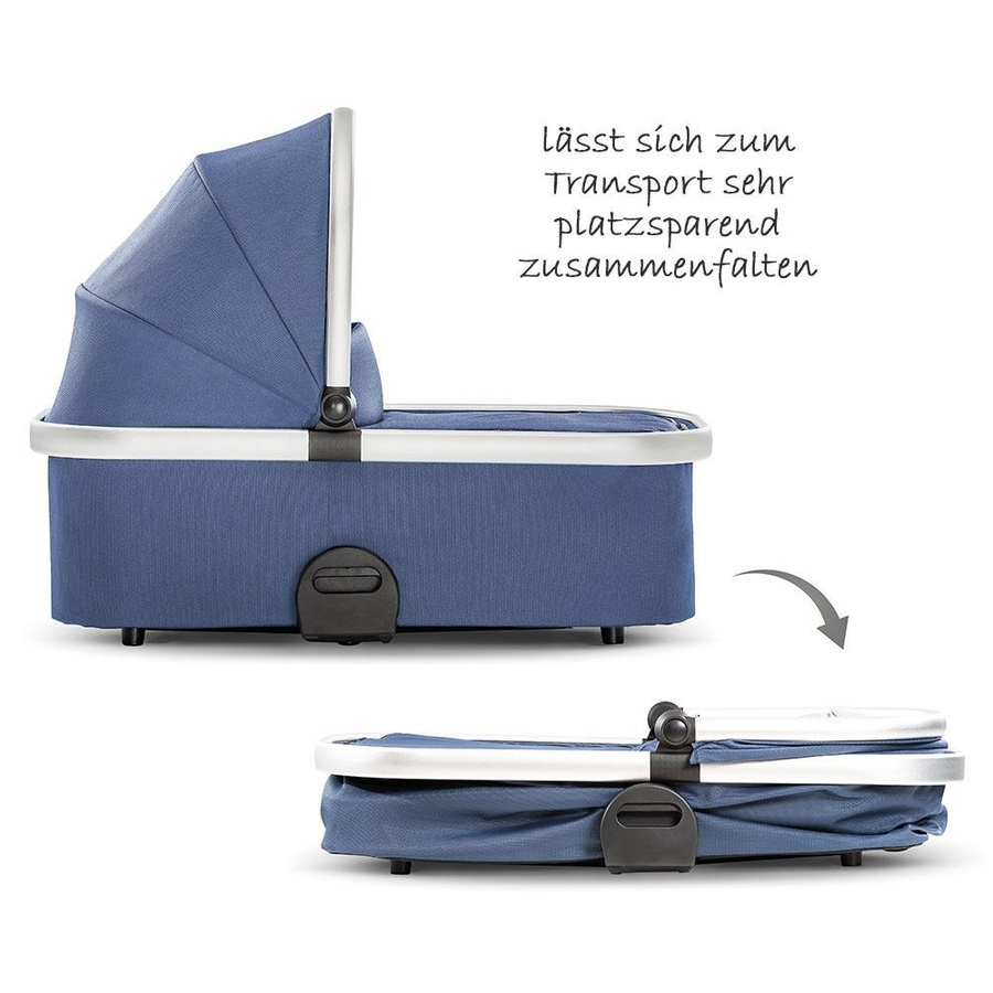 Hauck Babywanne für Apollo Sportwagen in Denim Blue/Black, faltbar - Bild 4