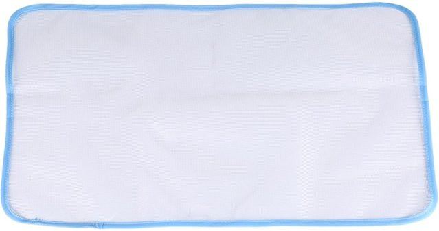 TOMTOP JMS Anti-Rutsch-Bügelunterlage aus Stoff zur Wärmedämmung, Farbe: Weiß, B/T: 35 x 50 cm - Bild 1