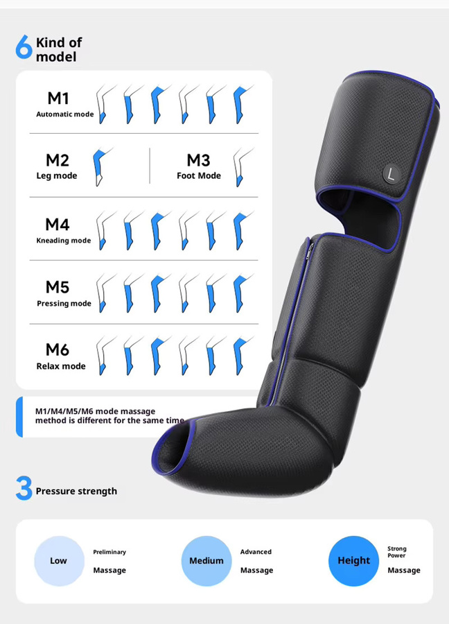 MagCellapy Luftkompressions-Massagestiefel mit Wärmekompressionsfunktion - Bild 5