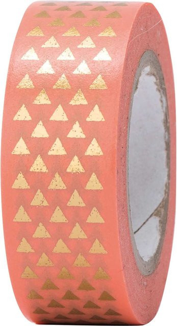 Rico Design Paper Poetry Tape Dreiecke in Gold-Rot - Bild 1