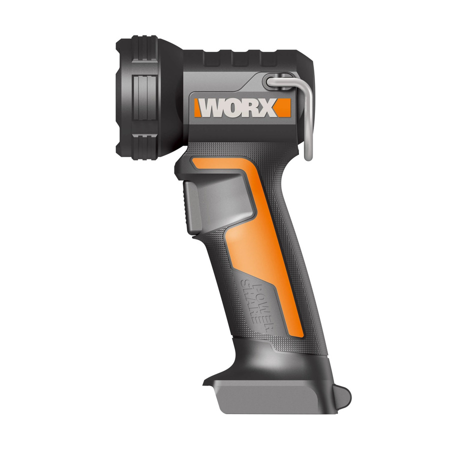 Worx 20 V Akku LED-Taschenlampe WX025.9 in Orange - Bild 2
