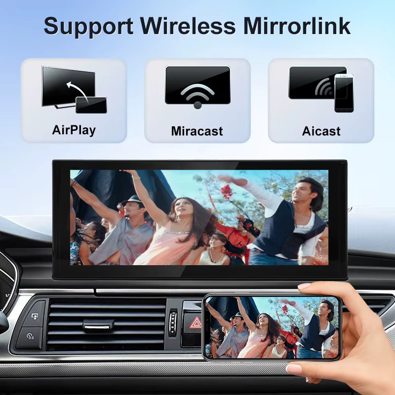 STWEI Carplay Videoplayer mit Linux-System für Audi A6 A7 RS6 RS7 C7, kabellos und kabelgebunden, Bluetooth, Schwarz - Bild 3