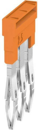 60 Stück Weidmüller Querverbinder ZQV 2.5N/3 in Orange - Bild 1