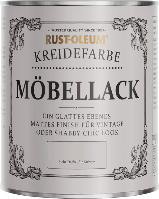 Rust-Oleum Kreidefarbe Möbellack Bordeaux Rot Matt 0,75 l - Bild 1