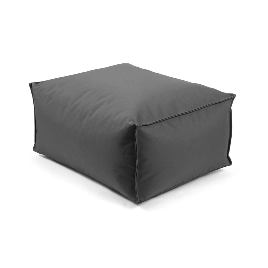 mokebo Outdoor Pouf Hocker in Anthrazit mit EPS-Perlen Füllung - Bild 2