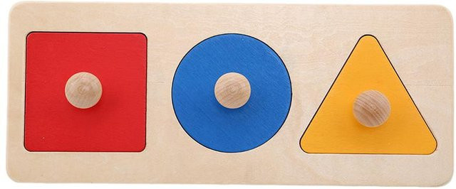ouyaohong Montessori Puzzle, Holz, Geometrische Formen, Bunt / Mehrfarbig, Tiere - Bild 1