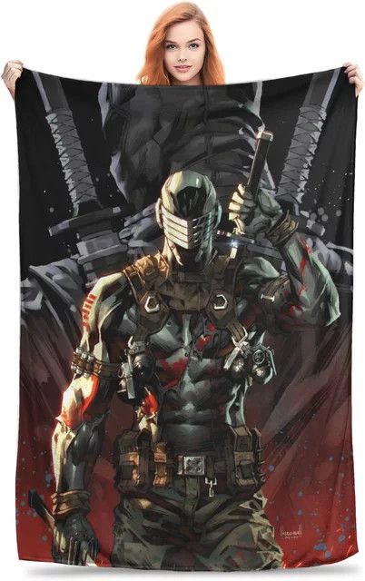 GI Joe Flanell-Überwurfdecke für Kinder, warme und gemütliche Winter-Tagesdecke für Bett oder Couch - Bild 1