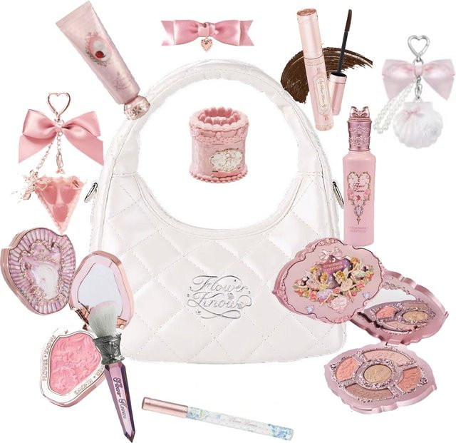 Flower Knows Make-up-Set All-in-One, Highlighter, Puder-Rouge, Lipgloss, Parfüm-Kit - Bild 1