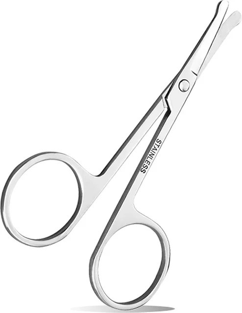 vvocci Augenbrauen- und Haarschere aus Edelstahl, Unisex - Bild 1