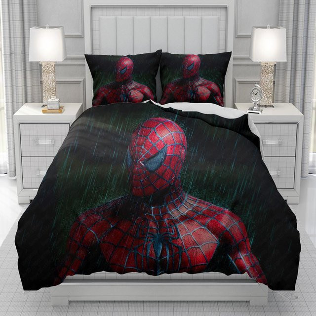 Softura Disney Spider-Man Bettwäsche-Set aus Mikrofaser, Mehrfarbig, B/H: 135 x 200 cm - Bild 1