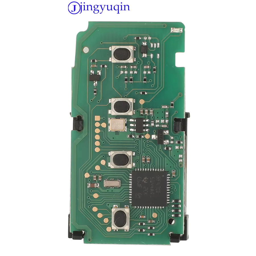jingyuqin Fernbedienung für Autoschlüssel Toyota Prius Prime 2017–2021 und Avalon, 312/314 MHz, 8A-Chipplatine, Schwarz, 231451-0410/0351 HYQ14FBE - Bild 2