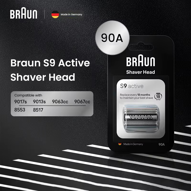 Braun Series 9 Pro Rasierkopf 90 A Folienschneider, Silber, Herren - Bild 3